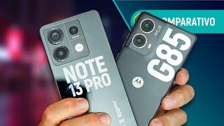 MOTO G85 vs REDMI NOTE 13 PRO: BATERIA e SELFIES superam TELA e SOM? | Comparativo