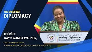 Thérèse Kayikwamba Wagner, MINETA des Affaires Etrangères, Coopération Inter. et Francophonie.