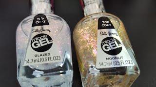 Sally Hansen Miracle Gel Special Effects Toppers - #moonlit #glazed