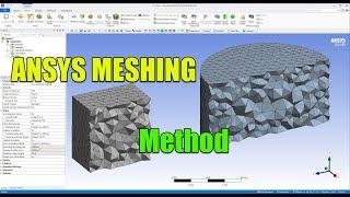  Ansys Meshing Tutorial 02 - Mesh Method - Ansys 2020 R1