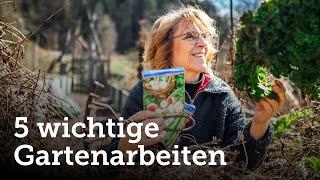 Die 5 wichtigsten Tipps für den Garten im März! 