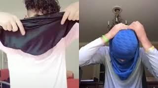 How to wear a ninja mask from t-shirt