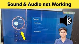 Samsung TV : Sound & Audio not Working ( Fix )