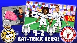 4-2! RONALDO is HAT-TRICK HERO Real Madrid vs Bayern Munich (Parody Goals Highlights 2017)
