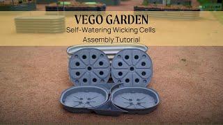 Self-Watering Wicking Cells Assembly Tutorial | Vego Garden