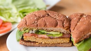 Carrot & Chickpea Veggie Burger