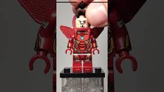 LEGO Iron Man | Mark 85 | Unofficial Lego Minifigure #shorts #ironman #lego #avengers #marvel