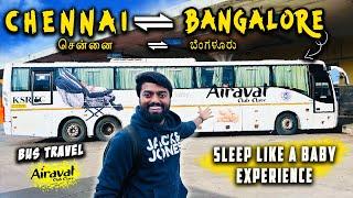 BUS Journey  Chennai to Bangalore  Airavat CLUB Class | DAN JR VLOGS