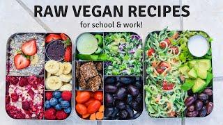 RAW VEGAN MEAL PREP RECIPES  healthy + easy ideas!