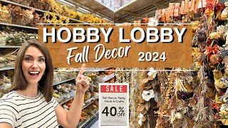 HOBBY LOBBY New Fall Decor  | What's New for 2024 + Favorites |  Fall Shop with Me