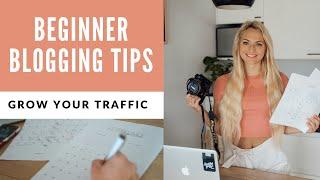 5 BLOGGER TIPS For Beginners I Advice from a full time blogger to grow your blog traffic