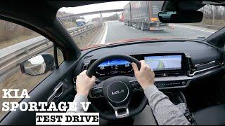 NEW 2022 Kia Sportage 1.6 T-GDi 230HP Hybrid GT LINE | POV Test Drive| 0-100| Review