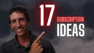 17 Subscription Business Ideas For Entrepreneurs