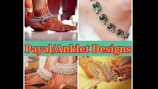 Payal designs| Silver Anklet designs| silver payal designs| Latest Payal designs for women n girls