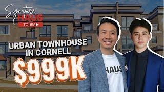 Brand New Urban Townhome in Markham for Only $999,000 | 103 Cornell Rouge Blvd, Markham
