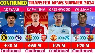 ALL CONFIRMED AND RUMOURS SUMMER TRANSFER NEWS,DONE DEALS,ADEYAMI TO CHELSEA,RAPHINHA TO ARSENAL