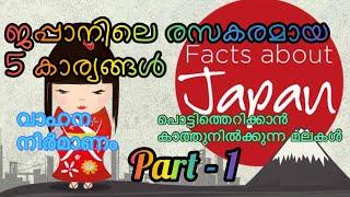 Interesting Facts about japan | നമ്മൾക്ക് അത്ഭുതവും ജപ്പാനികൾക്കു സർവ്വസാദാരണവുമായ കാര്യങ്ങൾ