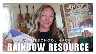 RAINBOW RESOURCE HAUL || HOMESCHOOL HAUL