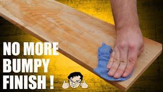 Improper sanding between coats of finish- HOW TO AVOID IT!