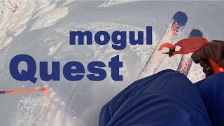 Deb's mogul session, challenge, suffer-fest