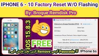 How to Factory Reset Iphone | Reset Iphone 6s to Factory Settings | No need flashing | 2025