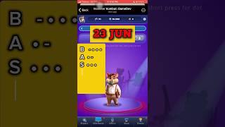 Hamster kombat daily cipher code today 23 Jun I hamster kombat jun 23 #ciphercodes #hamsterkombat