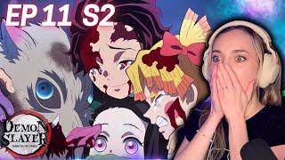 Season Finale! DEMON SLAYER (REACTION) S2 Ep11 Entertainment District "No Matter How Many Lives"