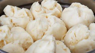 The milk-flavored flowering steamed buns are delicious and the method is simple, fluffy and soft