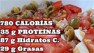 ALMUERZO SALUDABLE Y VARIADO | RECETA FITNESS