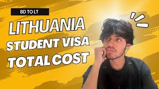 Lithuania student visa total cost