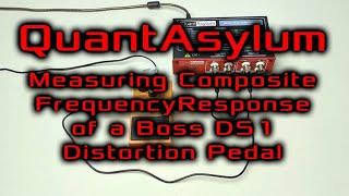 QuantAsylum QA401- Measuring Composite Frequency Response of a Boss DS1 Distortion Pedal