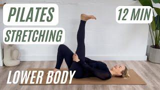 PILATES STRETCHING 🫶 LOWER BODY (12 Min)  Regenerative + Mobility #pilates #mobility #stretching