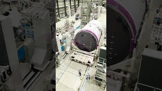 Ariane 6 arrives at the launcher assembly building  #shorts