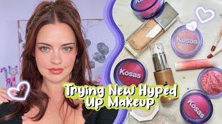 Trying NEW Hyped Up Makeup 🩷 | Julia Adams