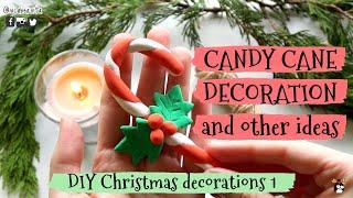 DIY CHRISTMAS TREE DECORATIONS (1) HOLIDAY CRAFT IDEAS  CANDY CANE and other Christmas crafts