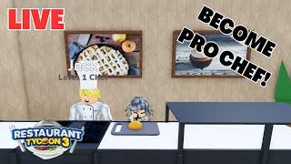 Restaurant Tycoon 3 LIVE! ALPHA BUILDING! JUST CHATTING