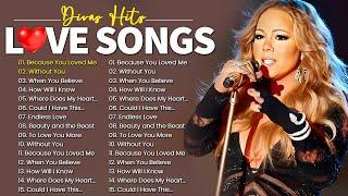 Mariah Carey, Celine Dion, Whitney Houston  Divas Songs Hits Songs Divas Love Songs