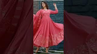 Anarkali suits design || pink party wear suits || #anarkalisuits #wedding #stylishsuits