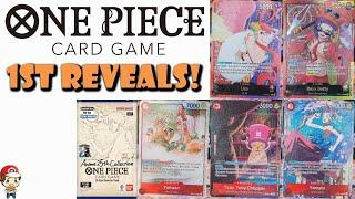 FIRST Official Reveals from EB-02! Gold Foil Leaders are STUNNING! (One Piece TCG News)