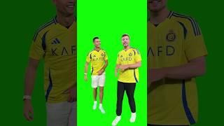 Cristiano Ronaldo teaching MrBeast how to SIUUU meme - Green Screen