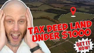 Buy Tax Deed Land for Under $1,000 – Get Yours Here