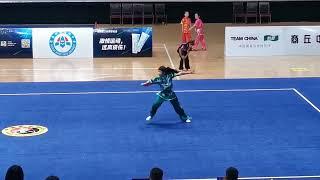 Wudang wushu team in competition