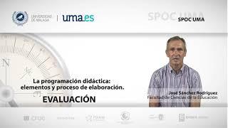 SPOC - UMA: la programación didáctica: elementos y proceso de elaboración