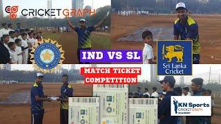 India vs Sri Lanka: KN Cricketgraph Academy Ticket Competition