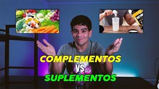 COMPLEMENTOS Y SUPLEMENTOS ALIMENTICIOS | ¿qué son y cuál es la diferencia?