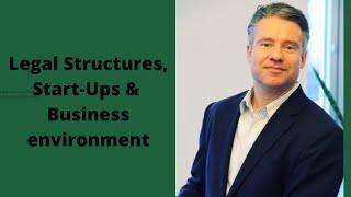 Legal Structures, StartUps, Business environment. Great Discussion with Attorney Charles McCormick