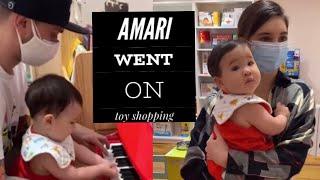 Amari Crawford went toy shopping with Mommy Coleen Garcia and Daddy Billy Crawford