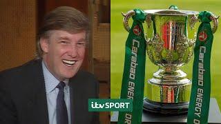  When Donald Trump did the League Cup draw | ITV Sport Archive