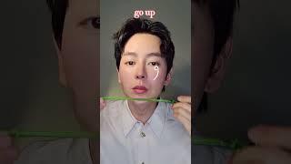 How to get chin and jawline #kbeauty  #skincare #facecare #facebeautytips #faceyoga #chin #jawline