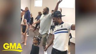 These dads are doing ballet with their daughters and we are here for it | GMA Digital